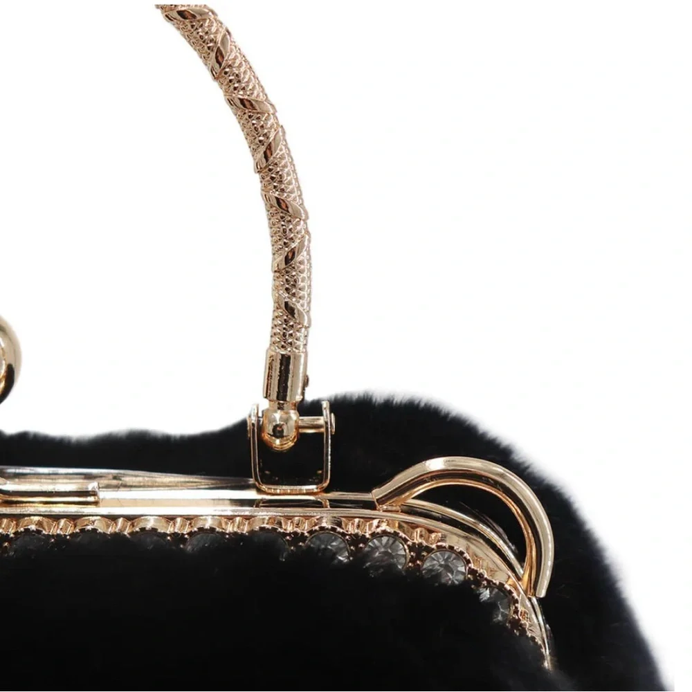 Rex Rabbit Fur Handbag - Picture 4 of 5